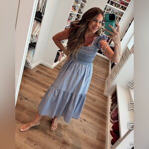 Pomander Place Blue Maxi Dress